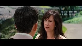 man and woman talking in park — The Secret Life of Walter Mitty