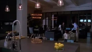 two men and woman in modern kitchen — Breaking Bad