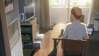 young man working at office desk — Your Name