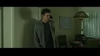 Man and woman in tense conversation — The Social Network
