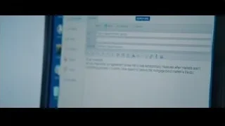 computer screen with text message — The Big Short