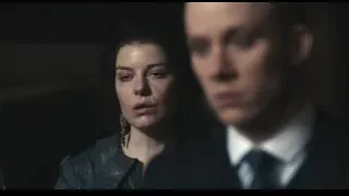 Close-up of man and woman faces — Peaky Blinders