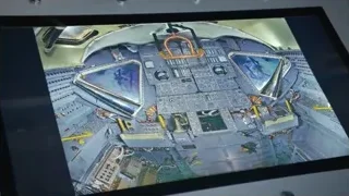 Spaceship cockpit with control panels and screens — Elon Musk: Return to Space