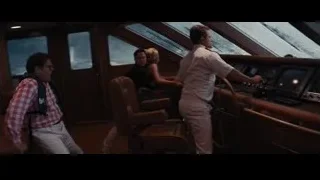 man and woman on a bench — The Wolf Of Wall Street