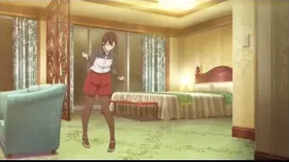 man walking in hotel room with chandelier — I Want To Eat Your Pancreas
