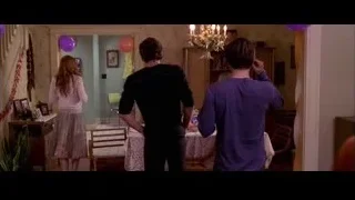 people in room decorated for party — Spider Man 2