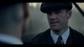 man's face serious in beret — Peaky Blinders
