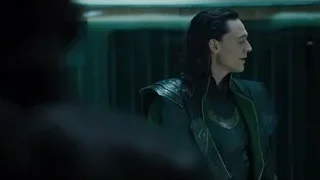 man in green and gold armor — The Avengers