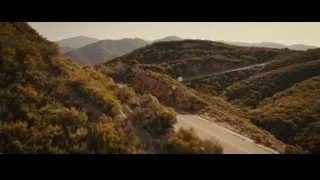 muscle car on a winding road — Furious Seven