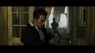 man talking on landline in old room — Fight Club