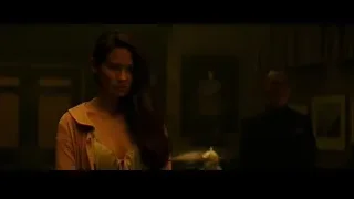 Woman in dimly lit room with man — Bruce Lee: Birth of The Dragon