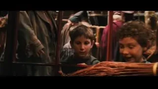 Wooden handle with Nimbus 2000 engraving — Harry Potter and the Philosophers Stone