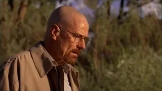 bald man with glasses in woods — Breaking Bad
