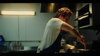 man cooking in kitchen — The Bear