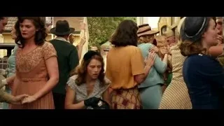 people on train platform — Hacksaw Ridge