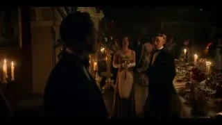 People gathered in formal dining room — Peaky Blinders