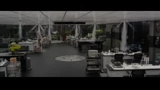 large laboratory control room with desks — The Amazing Spider Man