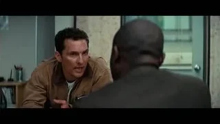 two men talking in a room — Interstellar