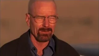 Close-up of Walter White's face — Breaking Bad