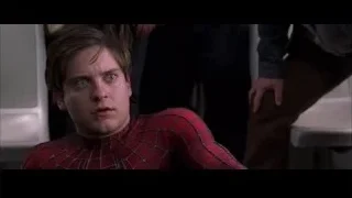 Miles Morales sitting on chair — Spider Man 2