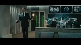 man with gun walking in control room — Furious Seven