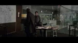 two men in office with whiteboard — The Amazing Spider Man