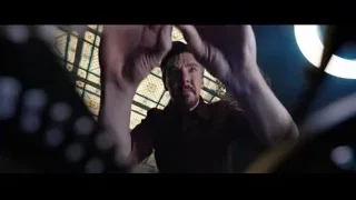 Man's face through circular mirror — Doctor Strange 2