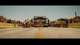 woman in bikini on race track — Furious Seven