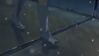 Legs in grey boots walking on wet floor — Your Name