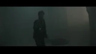 person standing in dark foggy room — Harry Potter and the Deathly Hallows 2