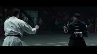 Two men martial arts fighting in arena — Bruce Lee: Birth of The Dragon