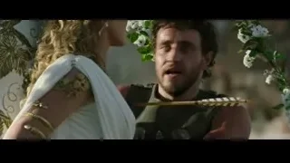 man with bow and arrow and woman — Gladiator 2