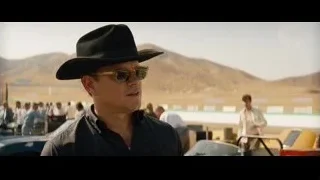 Man in cowboy hat in desert — Ford v Ferrari