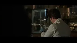 man working with pipette in laboratory — Spiderman: No Way Home