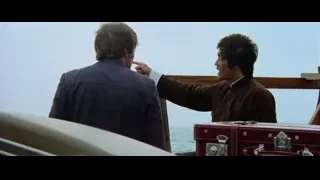 two men on boat looking at ocean — Bruce Lee: Enter The Dragon