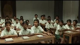 young boys in dilapidated classroom — Life of Pi