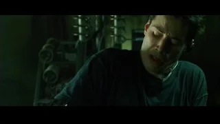 man with eyes closed in music room — The Matrix