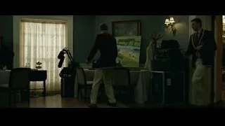 Men in room with large map — The Social Network