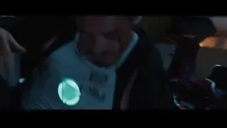 Man close-up with serious expression in dimly lit room — Iron Man 3