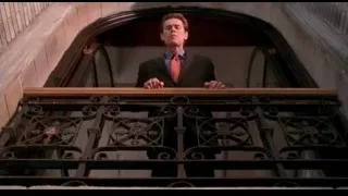 man on balcony with arms stretched out — Spider Man