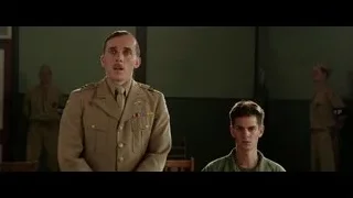 men in military uniforms in room — Hacksaw Ridge