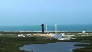 aerial view of tower near water — Elon Musk: Return to Space