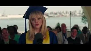 woman giving speech at graduation ceremony — The Amazing Spider Man 2
