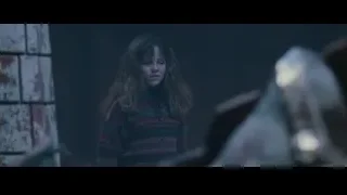 Woman in dim room with horse head — Harry Potter and the Philosophers Stone