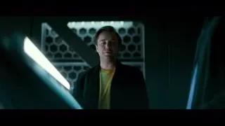Man in jacket in dark futuristic room — The Social Dilemma