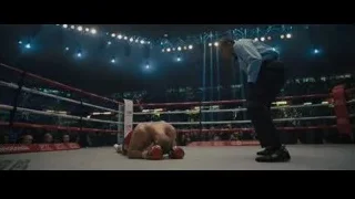 Referee and boxer in boxing ring — Creed 2