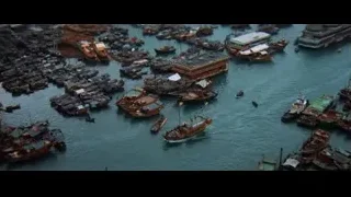 Aerial view of harbor filled with boats — Bruce Lee: Enter The Dragon