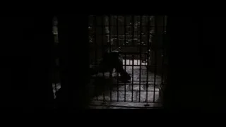person lying unconscious in dark prison cell — Batman: The Dark Knight Rises