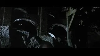 dark cave with stone arches — Batman