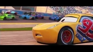 yellow sports car racing — Cars 3